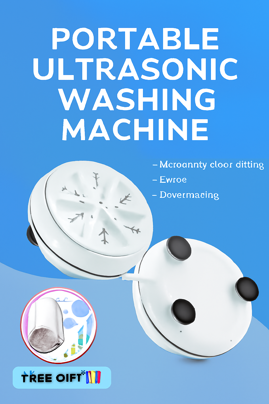 Portrait Mani Washing Machine