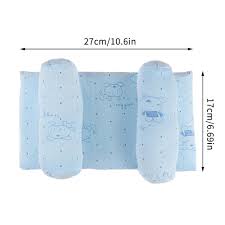 Newborn Baby Head Shaping Pillow – Anti Flat Head Memory Foam Cushion for Safe & Comfortable Sleep