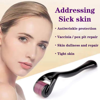 Derma Roller 0.5 Mm Hair & Skin System QS Mart